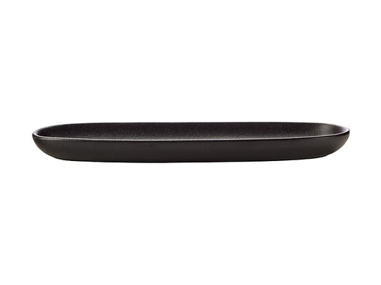 Caviar Oblong Platter 40x12.5cm Black