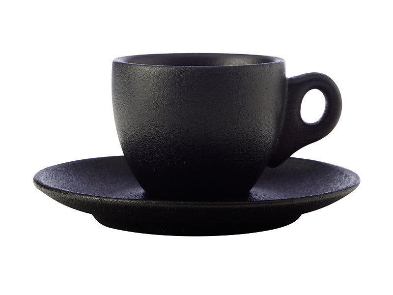 Caviar Demi Cup & Saucer 100ML Black