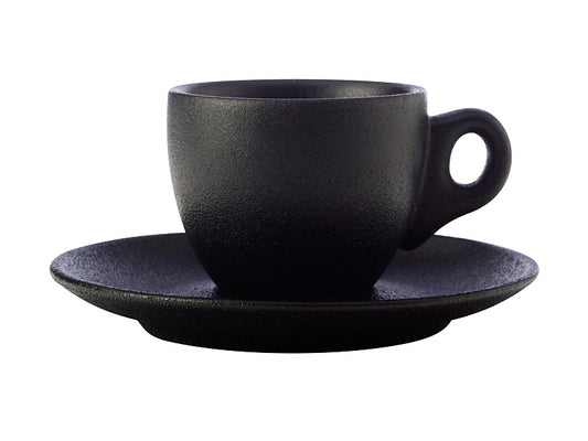 Caviar Demi Cup & Saucer 100ML Black