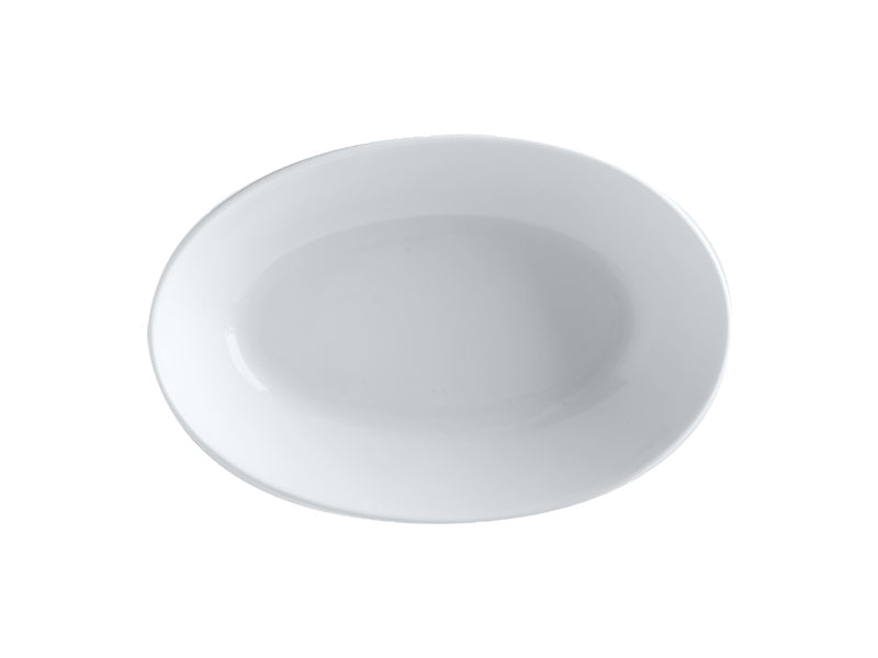 White Basics Oval Bowl 20x14cm