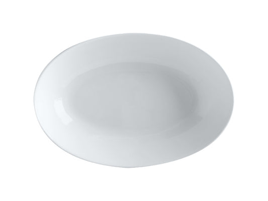 White Basics Oval Bowl 25x17cm