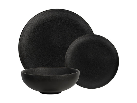 Caviar Dinner Set 12pc Black Gift Boxed