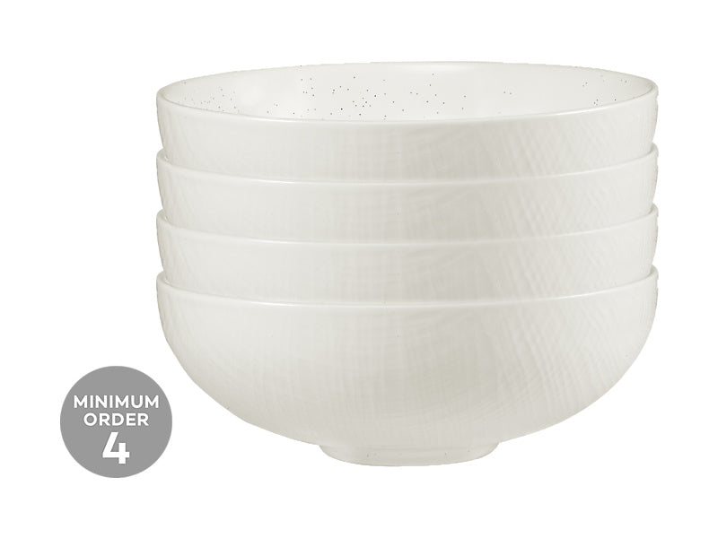 Onni Coupe Bowl 15.5cm Speckle White