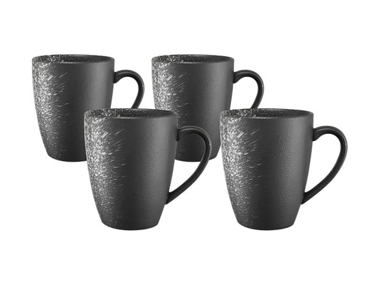 Caviar Galaxy Coupe Mug Set of 4 Gift Boxed
