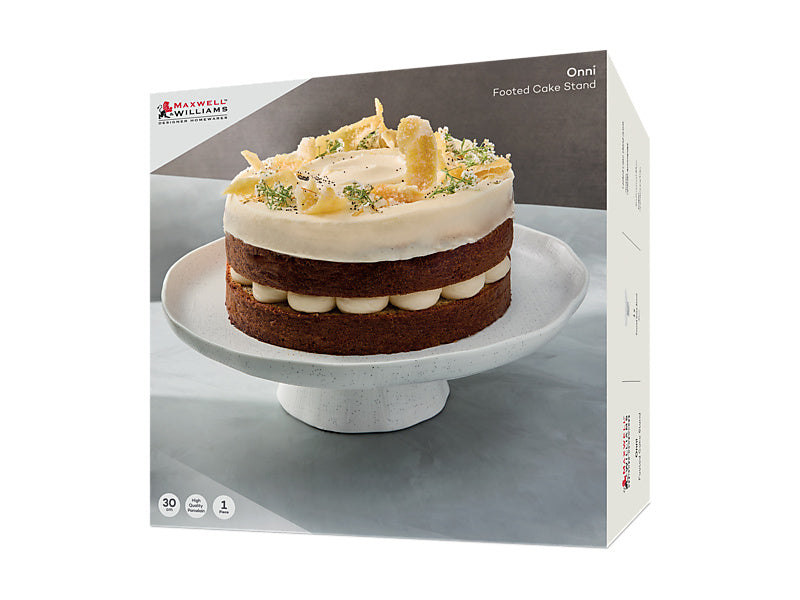 Onni Footed Cake Stand Speckle Gift Boxed