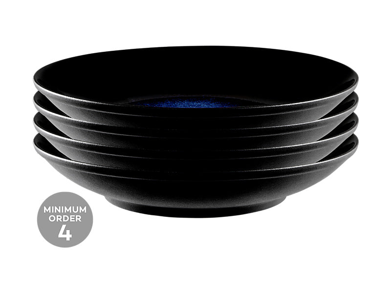 Caviar Midnight Footed Bowl