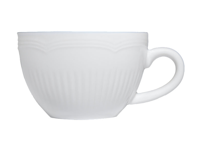White Basics Rococo Demi Cup & Saucer