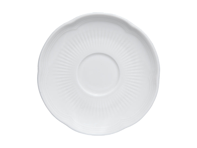 White Basics Rococo Demi Cup & Saucer