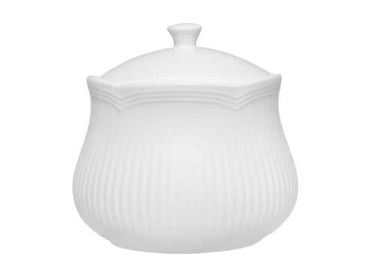 White Basics Rococo Sugar Bowl