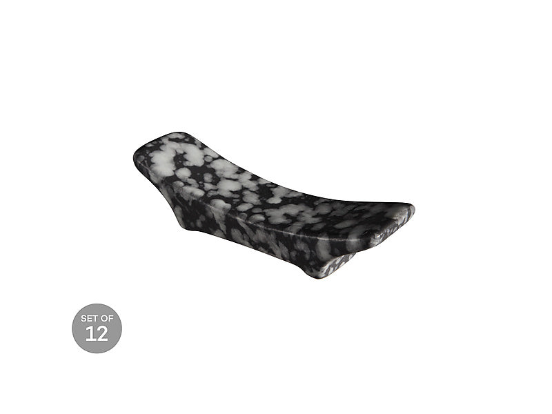 Caviar Granite Chopstick Rest