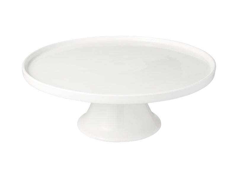 White Basics Footed Cake Stand 30cm Gift Boxed