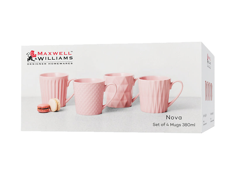 Nova Mug 380ML Set of 4 Gift Boxed