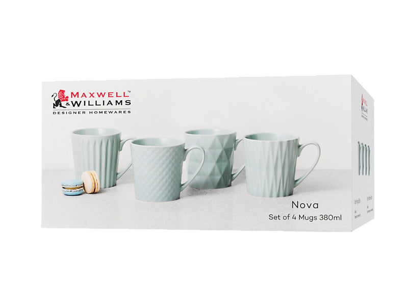 Nova Mug 380ML Set of 4 Gift Boxed