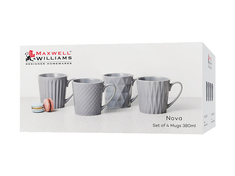 Nova Mug 380ML Set of 4 Gift Boxed