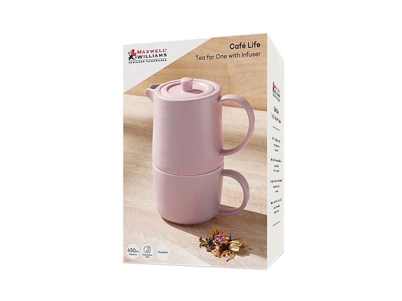 Cafe Life Tea for One With Infuser Gift Boxed