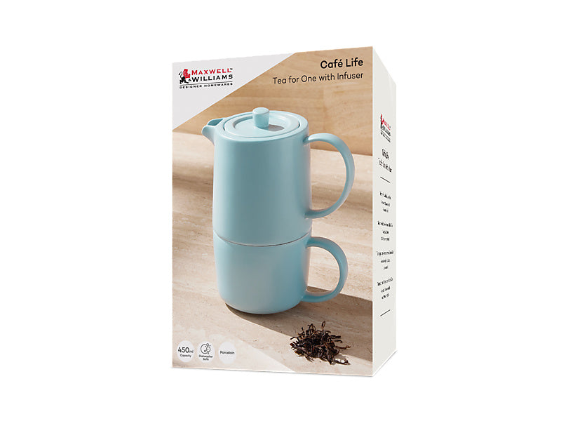 Cafe Life Tea for One With Infuser Gift Boxed