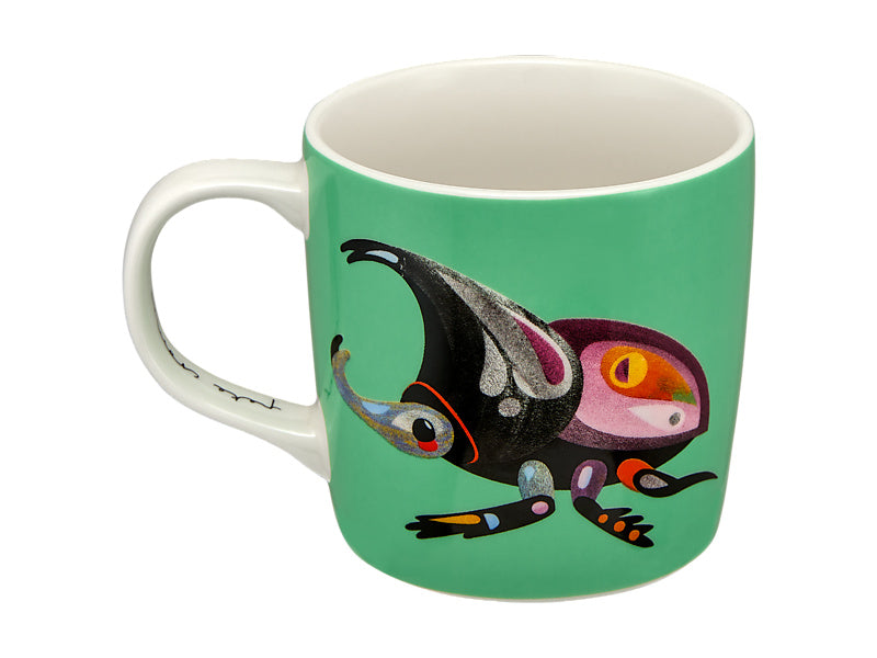 Pete Cromer Garden Party Mug Rhino Beetle Gift Boxed