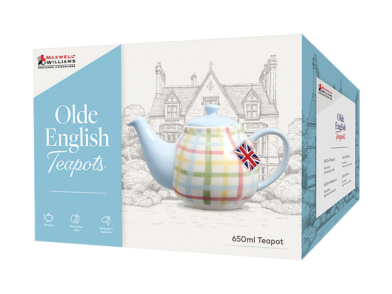 Olde English Teapot Multi Check Gift Boxed