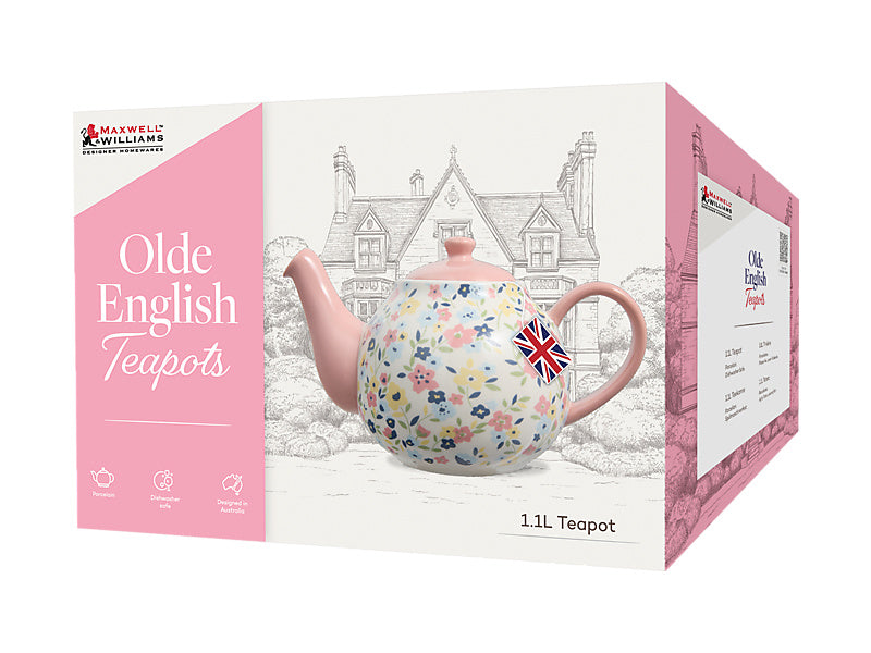 Olde English Teapot Floral Gift Boxed