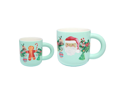 Tis The Season Santa & Me Mug Set of 2 Gift Boxed
