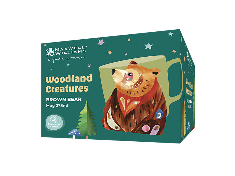 Pete Cromer Woodland Creatures Mug Brown Bear Gift Boxed