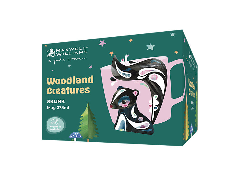 Pete Cromer Woodland Creatures Mug Skunk Gift Boxed
