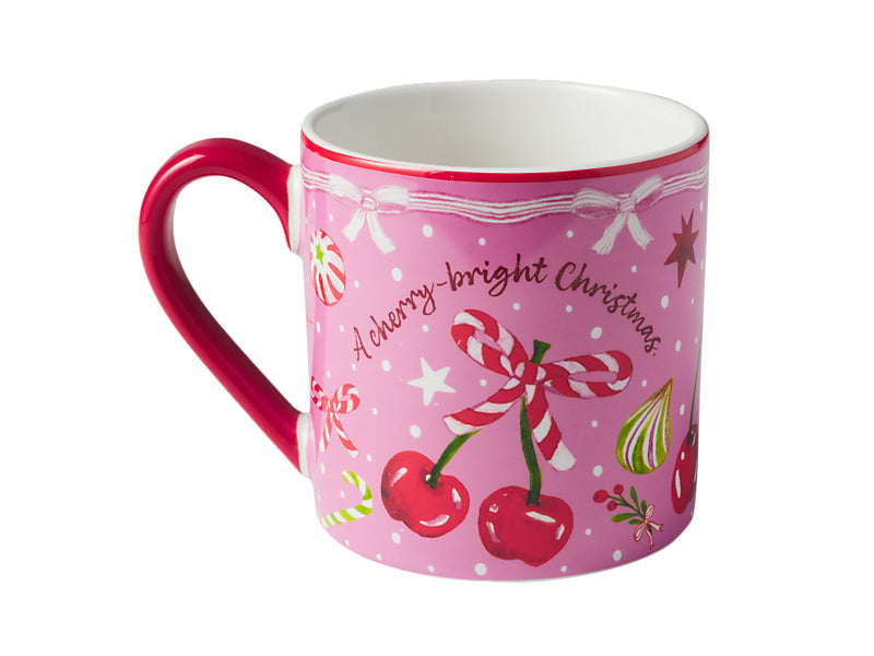 Fa la la Mug Set of 2 Assorted Pink & Blue Gift Boxed