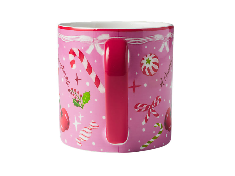 Fa la la Mug Set of 2 Assorted Pink & Blue Gift Boxed