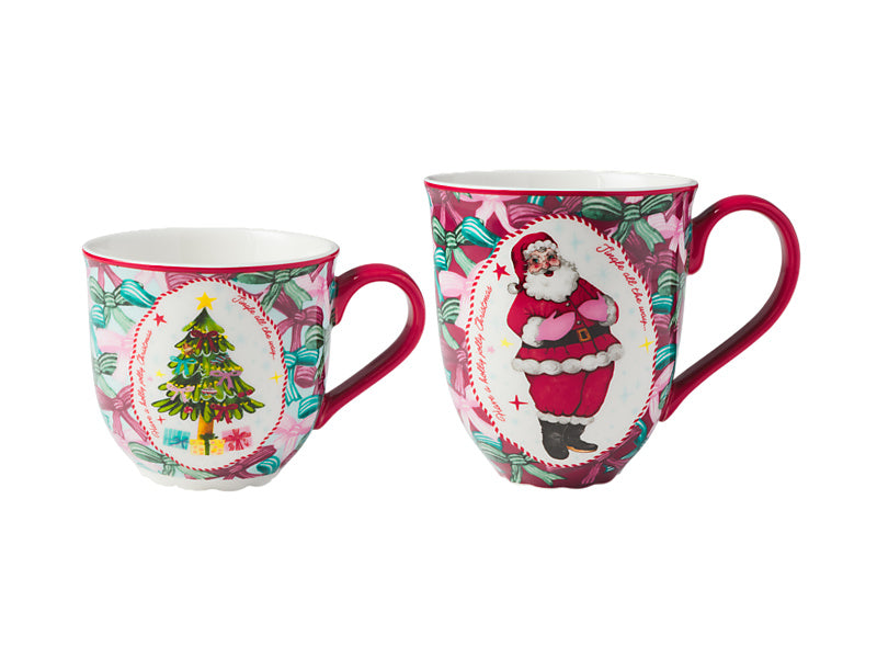Fa la la Santa & Me Mug Set of 2 Gift Boxed