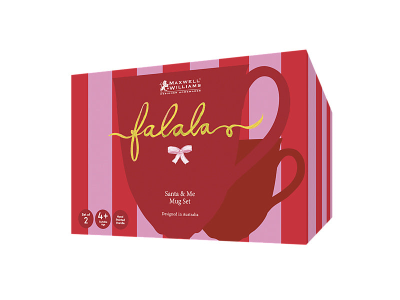Fa la la Santa & Me Mug Set of 2 Gift Boxed