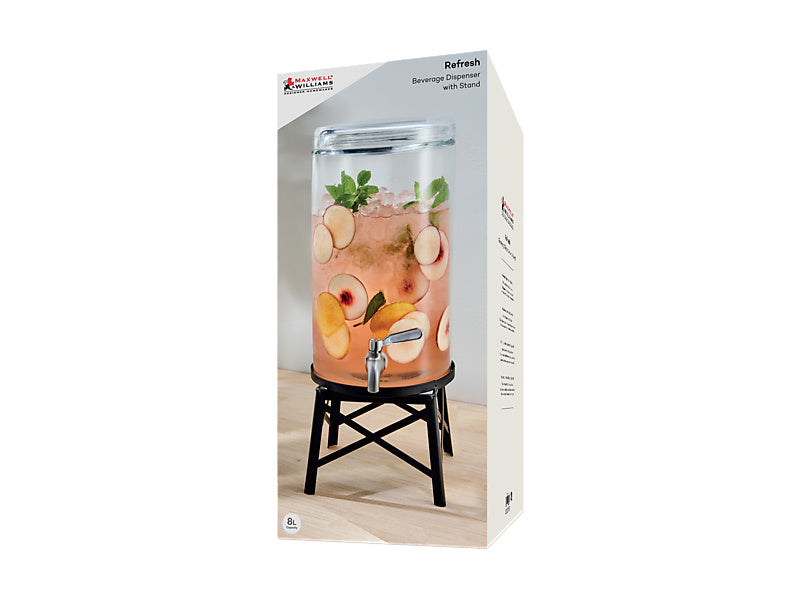 Refresh Beverage Dispenser With Stand Gift Boxed