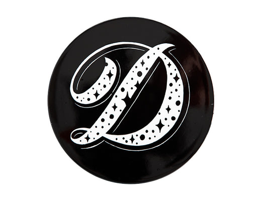 The Letterettes Ceramic Round Coaster 10.5cm "D" Gift Boxed