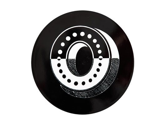 The Letterettes Ceramic Round Coaster 10.5cm "O" Gift Boxed