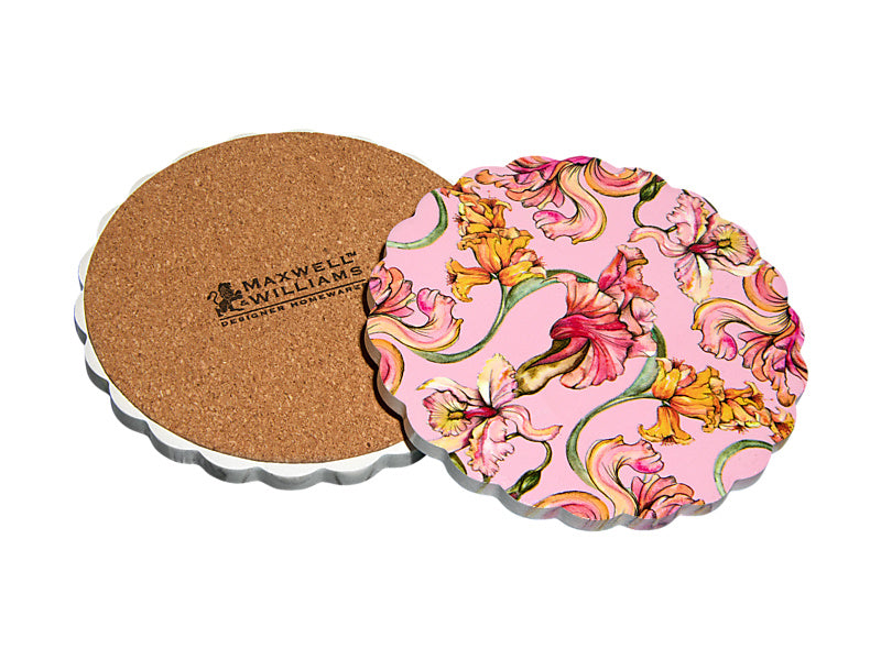 Estelle Michaelides Mystique Ceramic Round Coaster