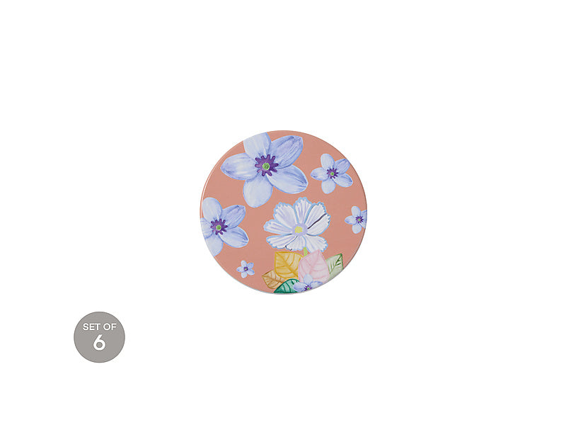 Poppy Love Ceramic Round Coaster