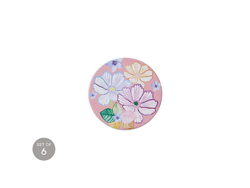 Poppy Love Ceramic Round Coaster