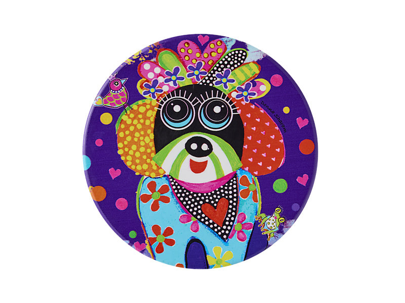Donna Sharam Kaleidoscope Ceramic Round Coaster Bestie