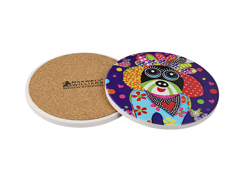 Donna Sharam Kaleidoscope Ceramic Round Coaster Bestie
