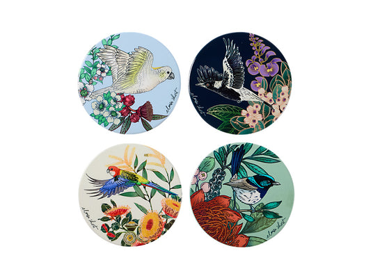 Eloise Short Native Grace Ceramic Coaster Set of 4 Assorted Gift Boxed