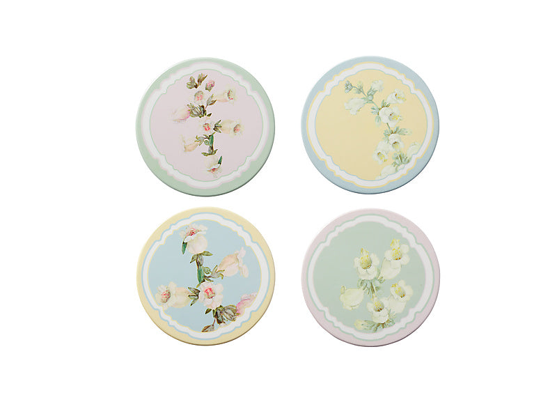 Royal Botanic Gardens Foxglove Ceramic Coaster Set of 4 Gift Boxed