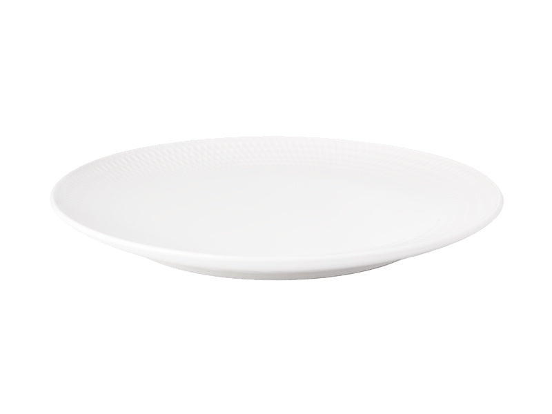 White Basics Diamonds Dinner Plate 27cm