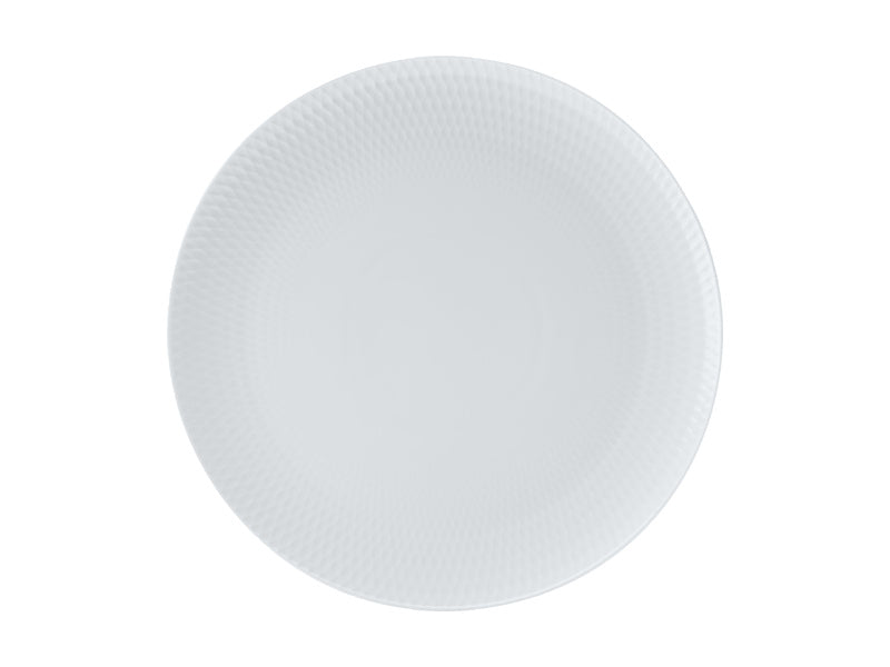 White Basics Diamonds Round Platter 36cm Gift Boxed