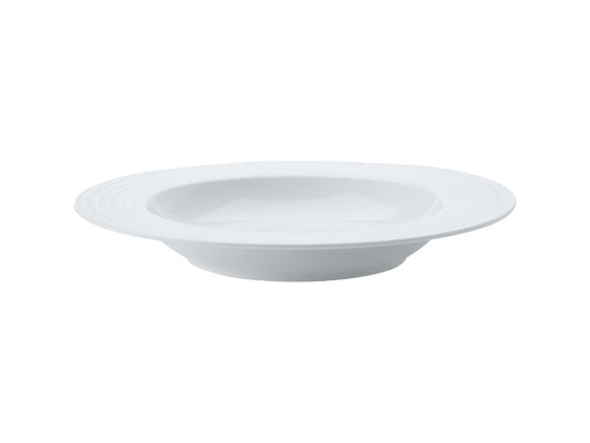 White Basics Diamonds Rim Soup Bowl 22.5cm