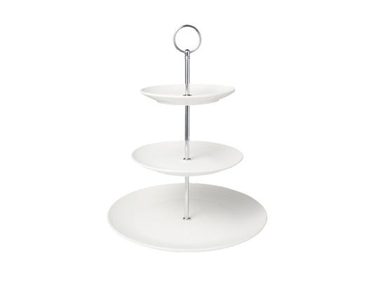 White Basics Diamonds 3-Tier Cake Stand Gift Boxed