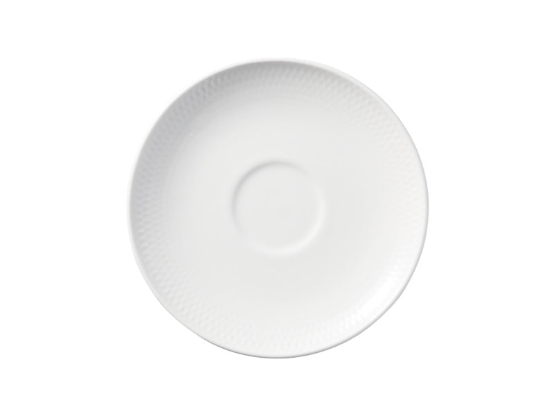 White Basics Diamonds Tea Cup & Saucer 260ML
