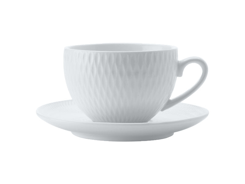 White Basics Diamonds Demi Cup & Saucer 90ML
