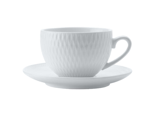 White Basics Diamonds Demi Cup & Saucer 90ML