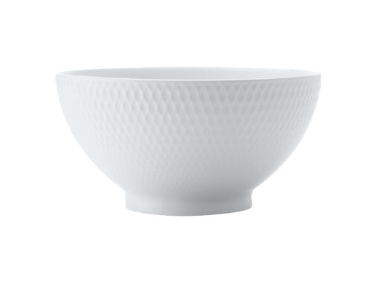 White Basics Diamonds Rice Bowl 10cm