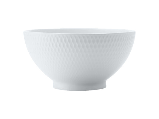 White Basics Diamonds Rice Bowl 12.5cm