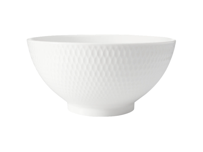 White Basics Diamonds Noodle Bowl 18cm